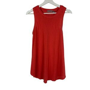 Athleta Orange Sleeveless Tank Top Relaxed Fit